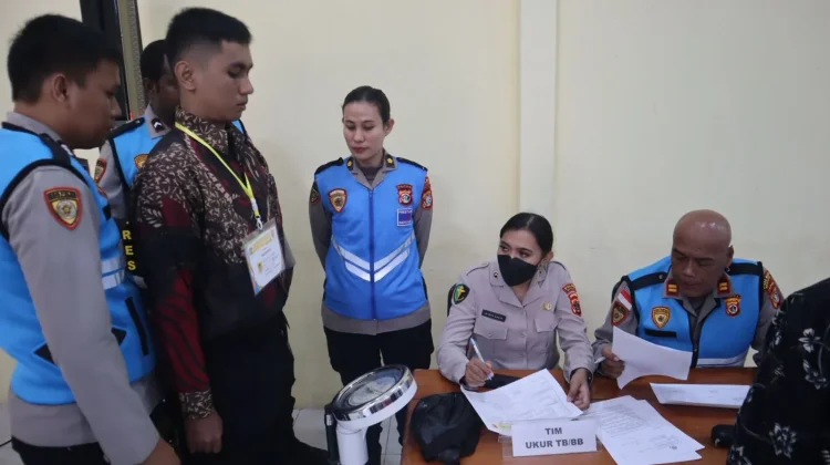 Asistensi Penerimaan Anggota Polri Digelar
