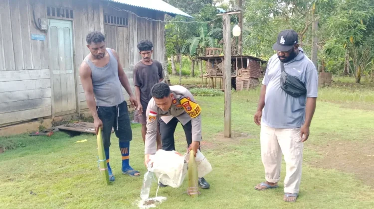 Razia Miras di Kampung Tof-Tof