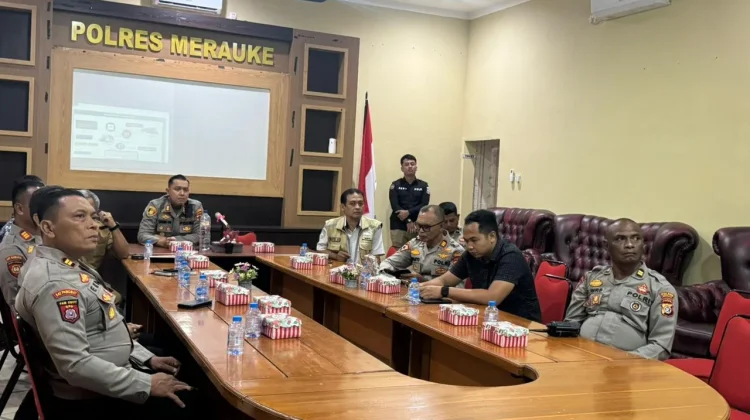 Polres Merauke Ikuti Rapat Antisipasi Fenomena El Nino Godzilla