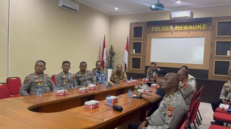 Polres Merauke Ikuti Rapat Antisipasi Fenomena El Nino Godzilla