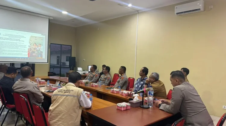 Polres Merauke Ikuti Rapat Antisipasi Fenomena El Nino Godzilla