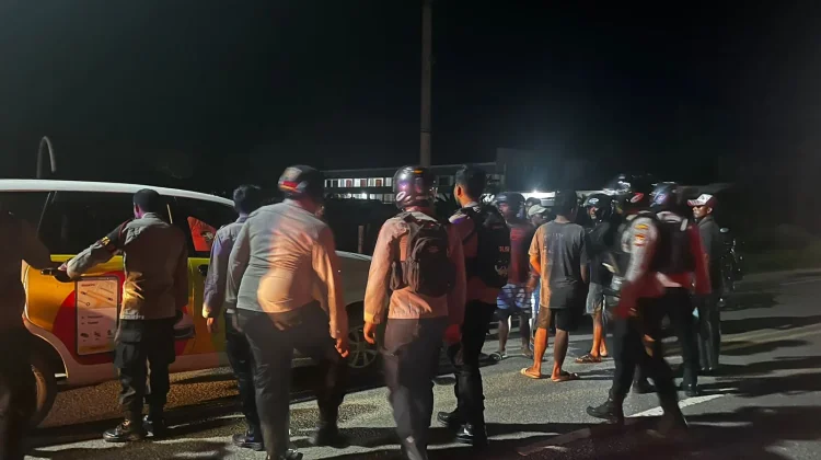 Pos Samkai Sigap Tangani Laka dan Keributan