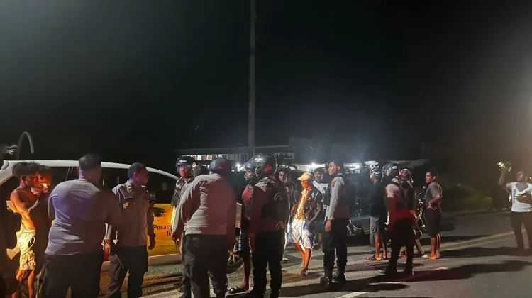 Pos Samkai Sigap Tangani Laka dan Keributan