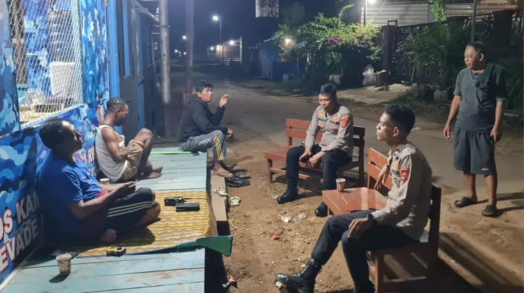 Polres Cek Keaktifan Poskamling di Seringgu dan Evadekai