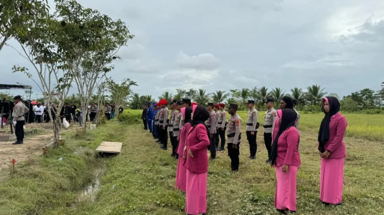 Polres Merauke Beri Penghormatan Terakhir untuk Purnawirawan