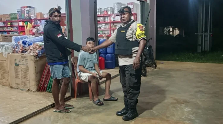 Polsek Okaba Patroli Rutin Ciptakan Rasa Aman