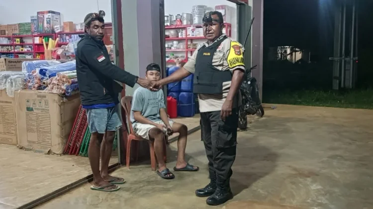 Polsek Okaba Patroli Rutin Ciptakan Rasa Aman