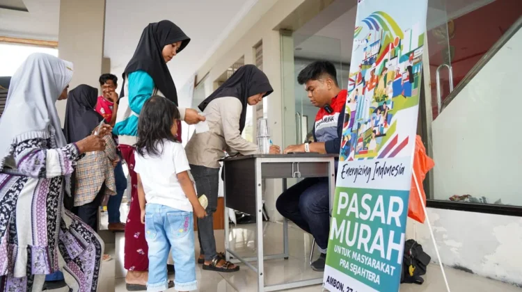 Pertamina Gelar Pasar Murah untuk Seribu Warga