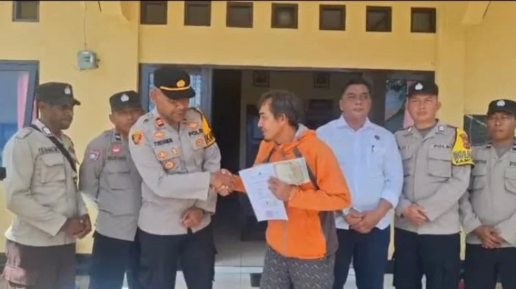 Polsek Jagebob Kembalikan Motor Curian Gratis