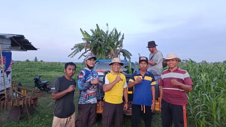 Polsek Kurik Dukung Tanam Jagung