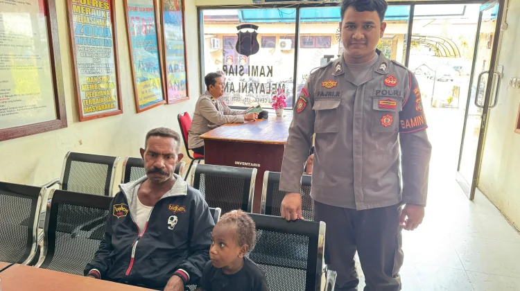 Polres Merauke Amankan Anak Terpisah