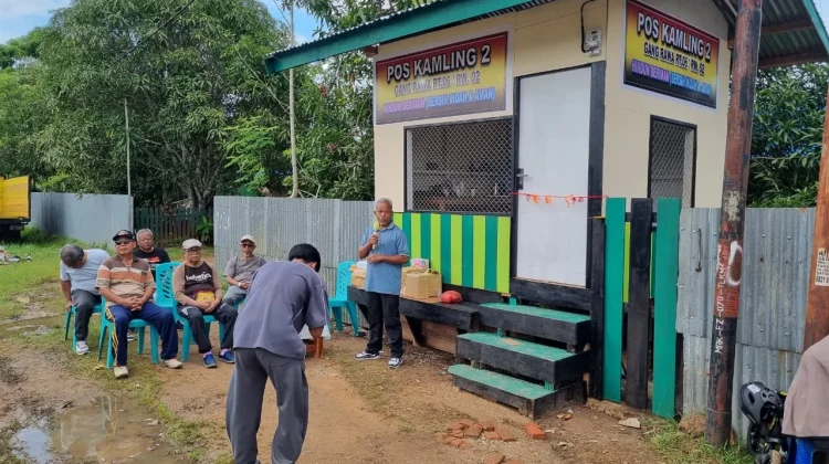 Pos Kamling diresmikan, Warga Antusias Jaga Keamanan