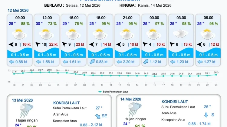Referensi Informasi Prakiraan Cuaca Pelabuhan Papua Selatan