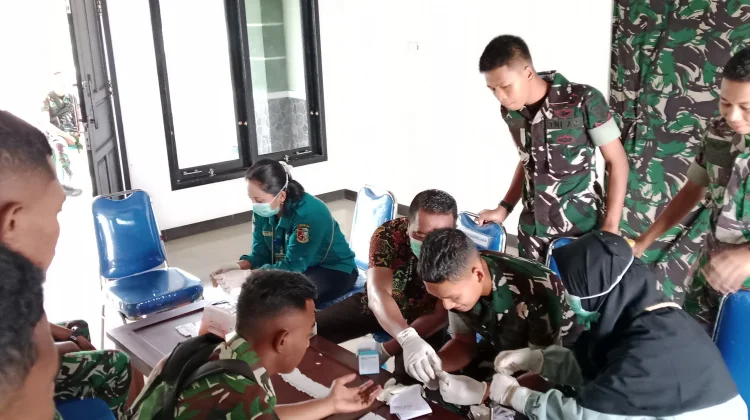 Puskesmas Kota-2 Mappi Gelar Skrining Malaria