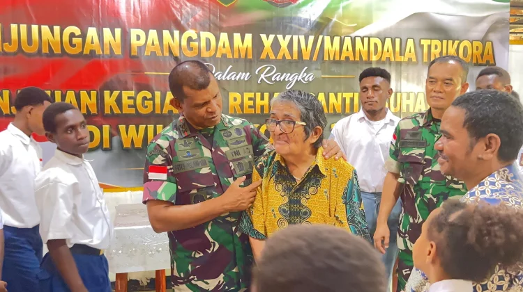 Pangdam XXIV/Mandala Trikora Tinjau Rehabilitasi Panti Asuhan Abba Merauke