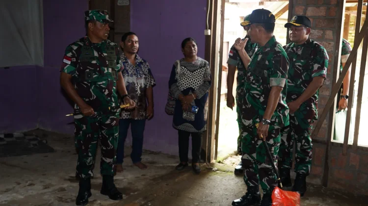 Pangdam XXIV/Mandala Trikora Tinjau Rehabilitasi Panti Asuhan Abba Merauke