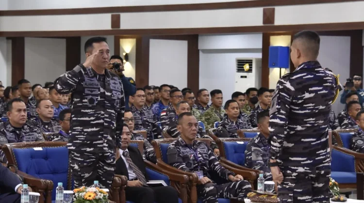 Bahas Optimalisasi Taktik Perang Laut, Dankodaeral XI Hadiri Kolokium Pasis TNI AL