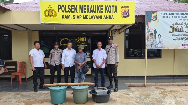 Polisi Gerebek Rumah Produksi Sopi
