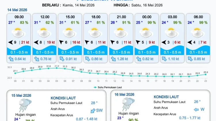 Terbaru Informasi Prakiraan Cuaca Pelabuhan Papua Selatan