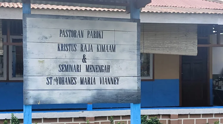 Perayaan Ekaristi Hari Raya Kenaikan Yesus Kristus di Kimaam Kabupaten Merauke