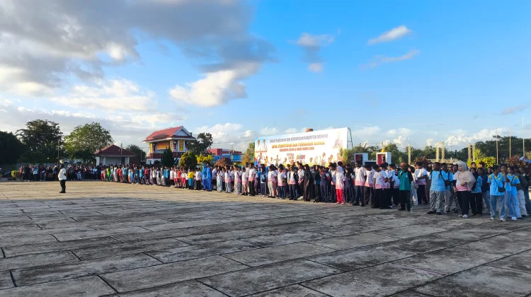 Pembagian Hadiah FLS3N dan O2SN Kabupaten Merauke