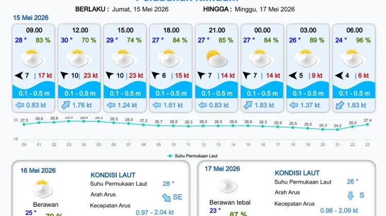 Cek Informasi Prakiraan Cuaca Pelabuhan Papua Selatan