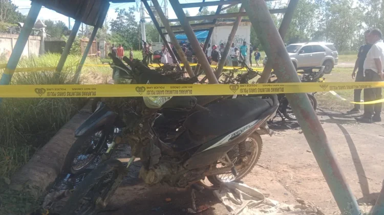 Polsek Tangani Pengerusakan Belasan Motor