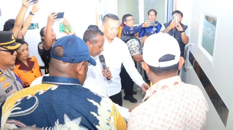 Gubernur Resmikan Ruang MOT RSUD Perpetua J. Safanpo Asmat