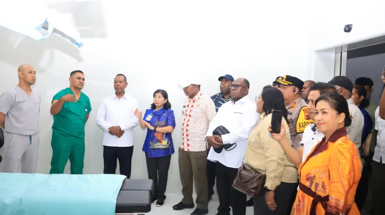 Gubernur Resmikan Ruang MOT RSUD Perpetua J. Safanpo Asmat