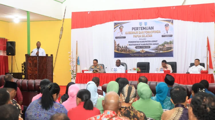 Bupati Asmat Apresiasi Kunjungan Kerja Gubernur Apolo Safanpo