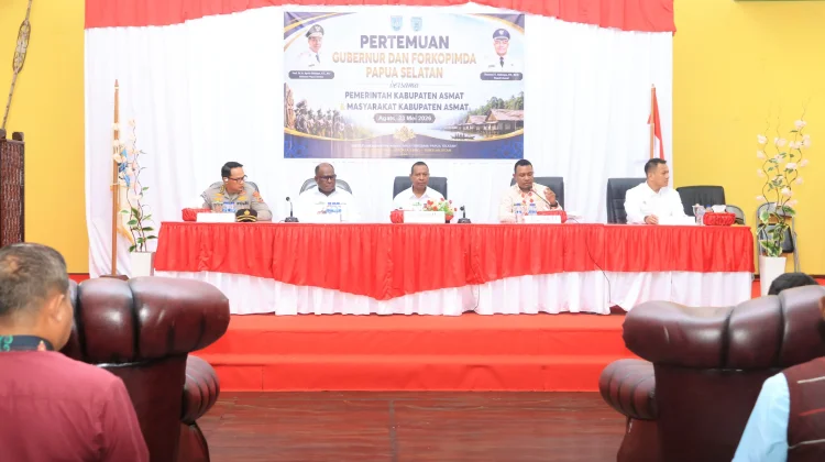 Bupati Asmat Apresiasi Kunjungan Kerja Gubernur Apolo Safanpo