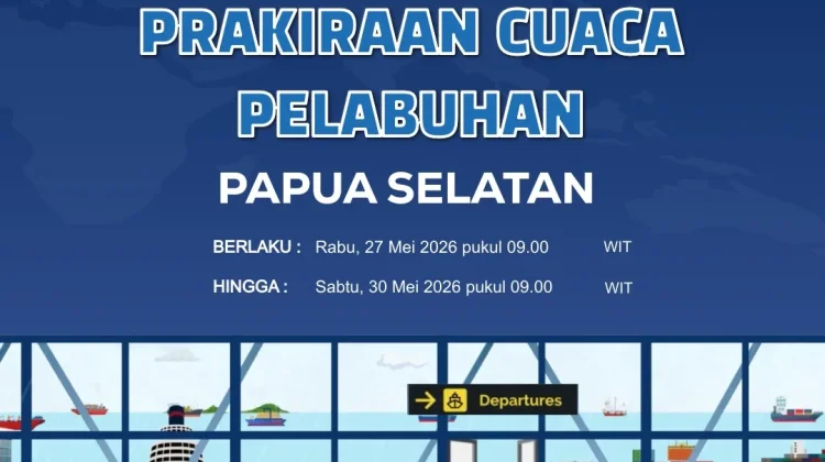 Terkini, Prakiraan Cuaca Pelabuhan di PapSel