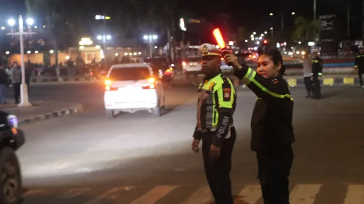 Polres Merauke Amankan Takbir Keliling