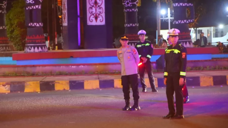 Polres Merauke Amankan Takbir Keliling