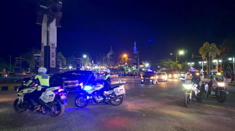 Polres Merauke Amankan Takbir Keliling