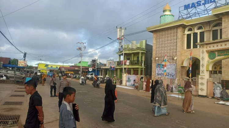 Ratusan Personel Amankan Sholat Idul Adha