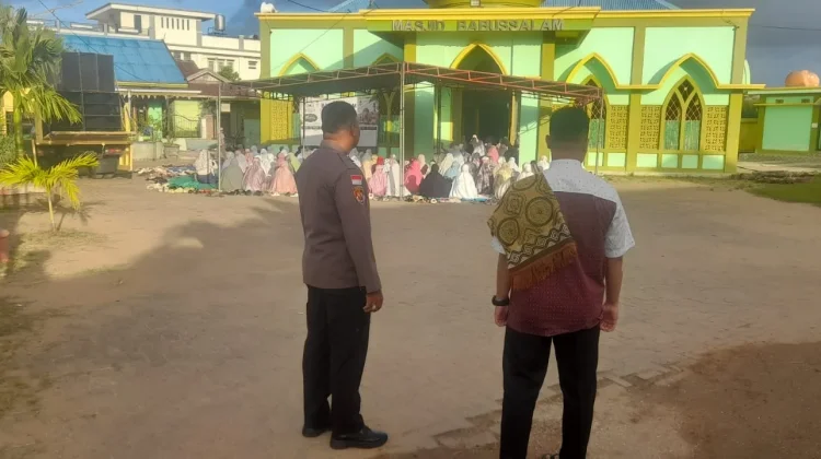 Ratusan Personel Amankan Sholat Idul Adha