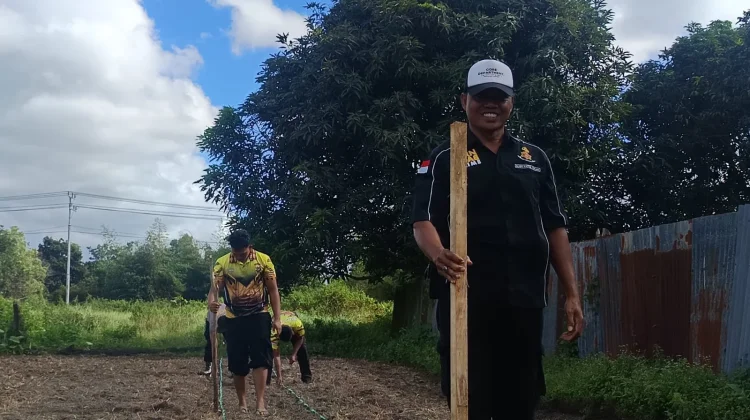 Polisi Turun Tanam Jagung Ketahanan Pangan