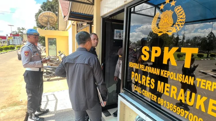 Propam Polda Papua Tinjau Pelayanan Publik