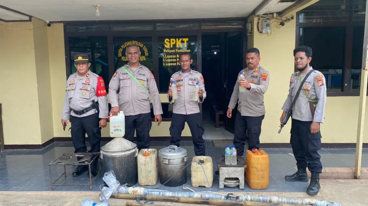 Polisi Gerebek Sarang Produksi Sopi