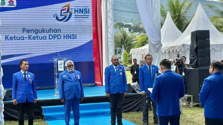 Paskalis Imadawa Dilantik Jadi Ketua DPD HNSI Papua Selatan