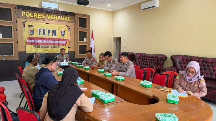 Polres Merauke Gelar Rapat Persiapan Lomba Pos Kamling