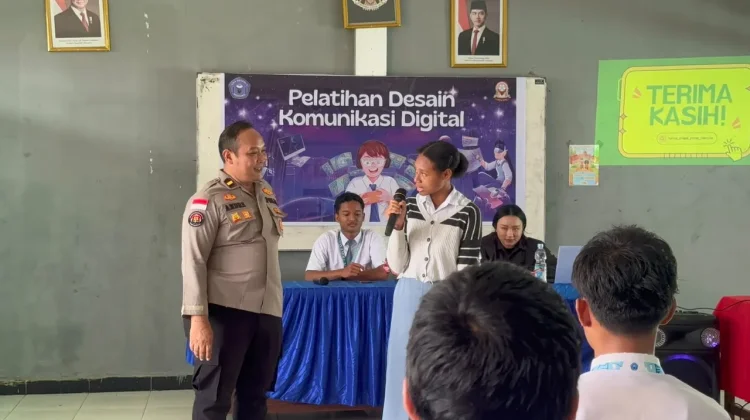 Polres Merauke Edukasi Bijak Bermedsos