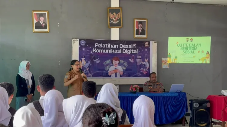 Polres Merauke Edukasi Bijak Bermedsos