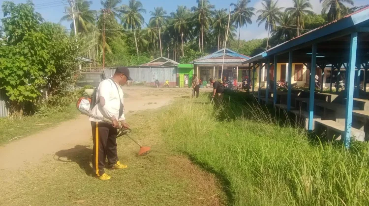 Polsek Okaba Gelar Bakti Sosial Sambut Bhayangkara