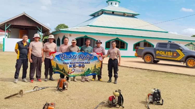 Bakti Religi Polsek Kurik Sambut HUT Bhayangkara