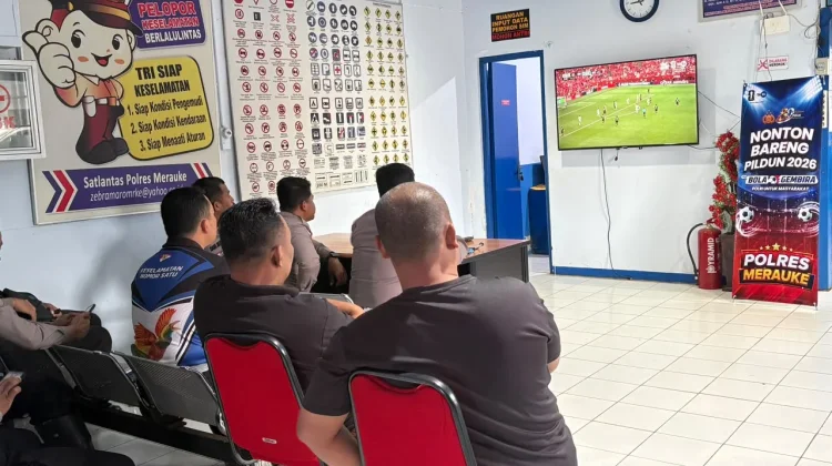 Polres Merauke Sediakan Nobar Piala Dunia
