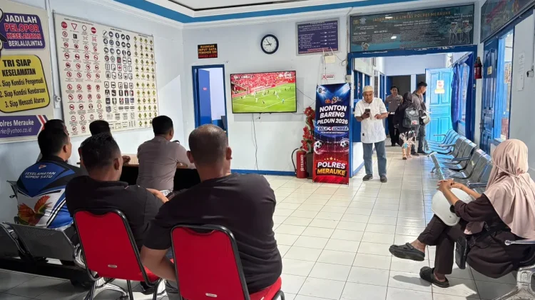 Polres Merauke Sediakan Nobar Piala Dunia