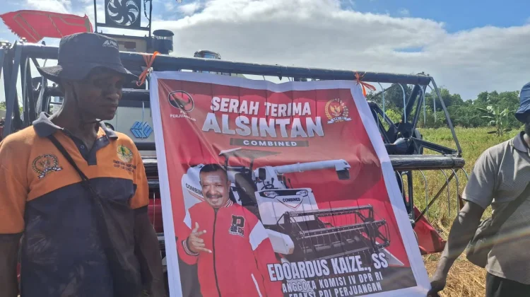 Janji Edoardus Kaize Belum Sampai 24 Jam Kelompok Tani Cabui Menerima Kombayen.