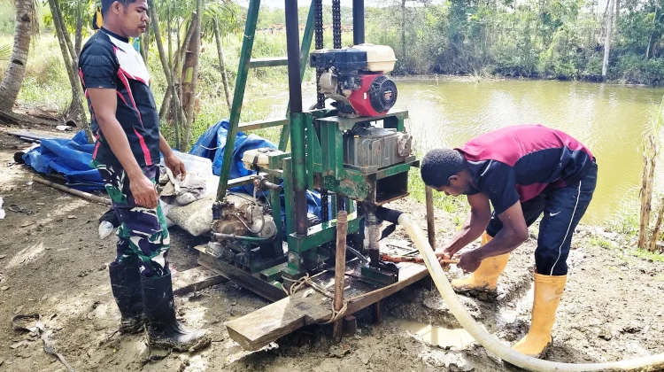 Kodim 1707/Merauke Hadirkan Air Bersih untuk Warga Serapuh